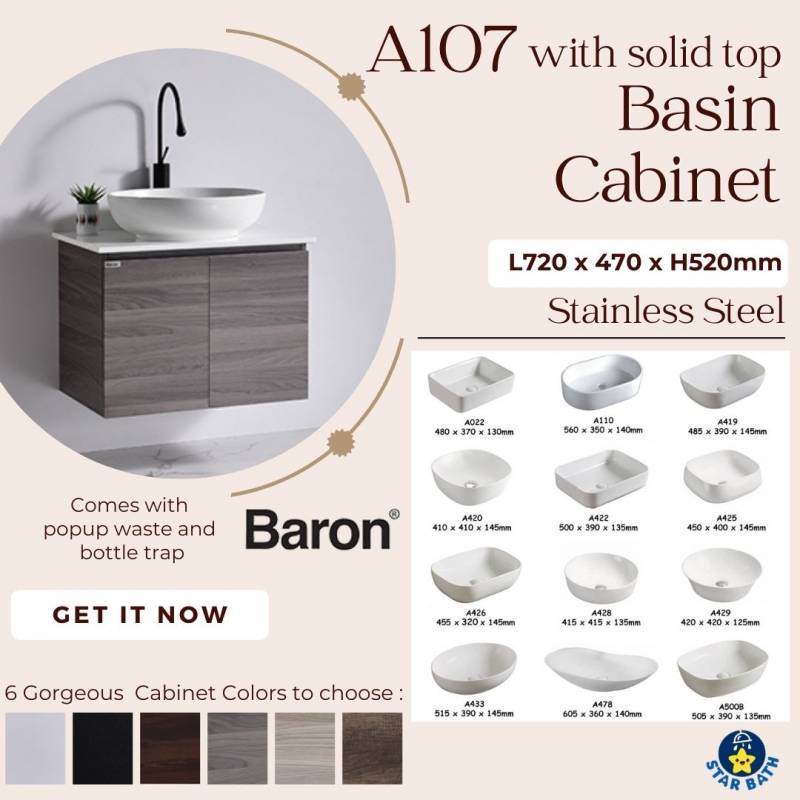 Baron A107 with Solid Top