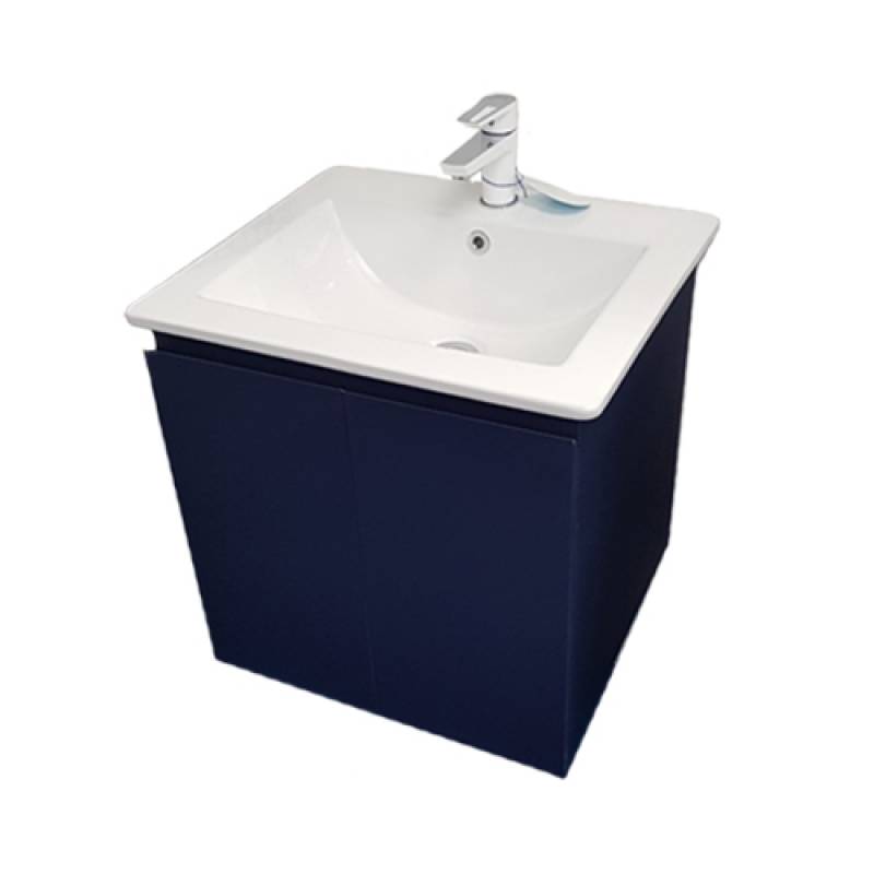 Matt Blue Basin Cabinet